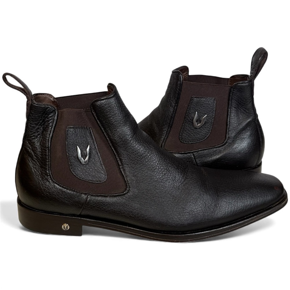 Vestigium Men's Dark Brown Chelsea Boots - Size 9 EE -